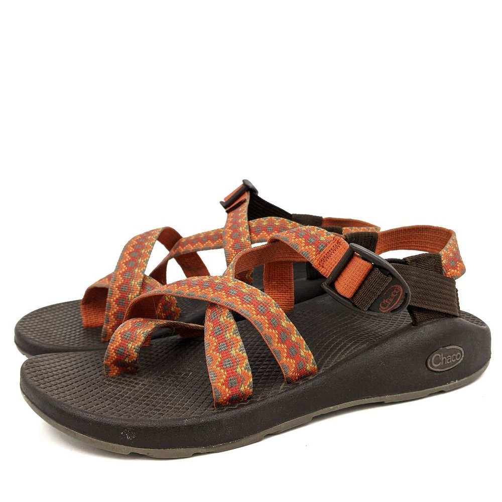 CHACO ZX/2 Classic Hiking Sandal Aztec Orange Sz 9